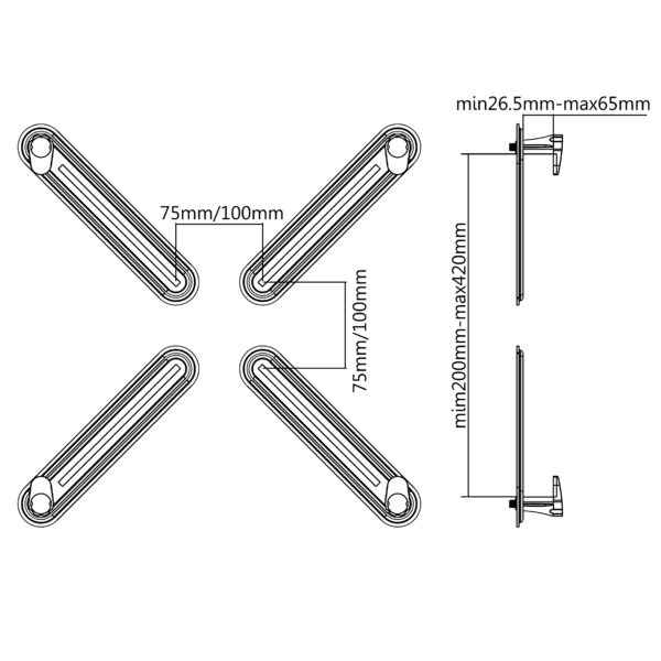 Non-VESA Clamp