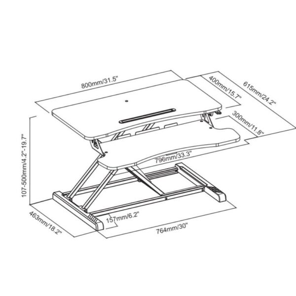 Sit Stand Converter